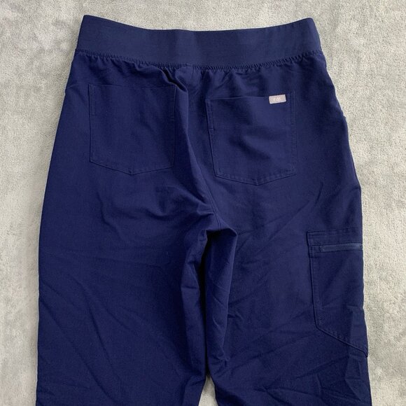 Figs Scrub Pants Womens Large Zamora Jogger Nurse Workwear Navy RN Nurse 28” - Picture 15 of 15